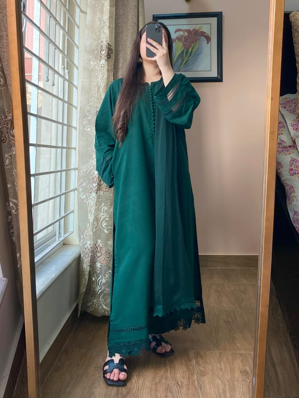 3 PIECE – Silk Karandi Dress