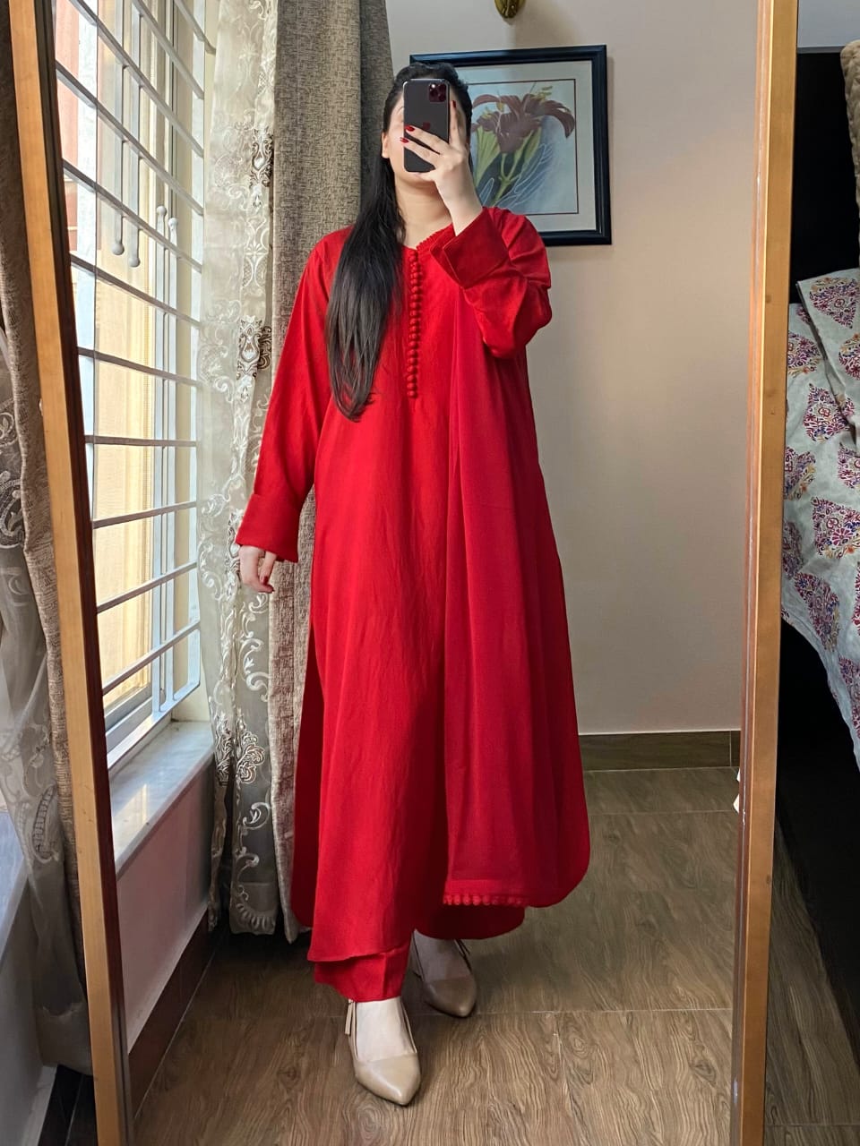3 PIECE – Silk Karandi Dress