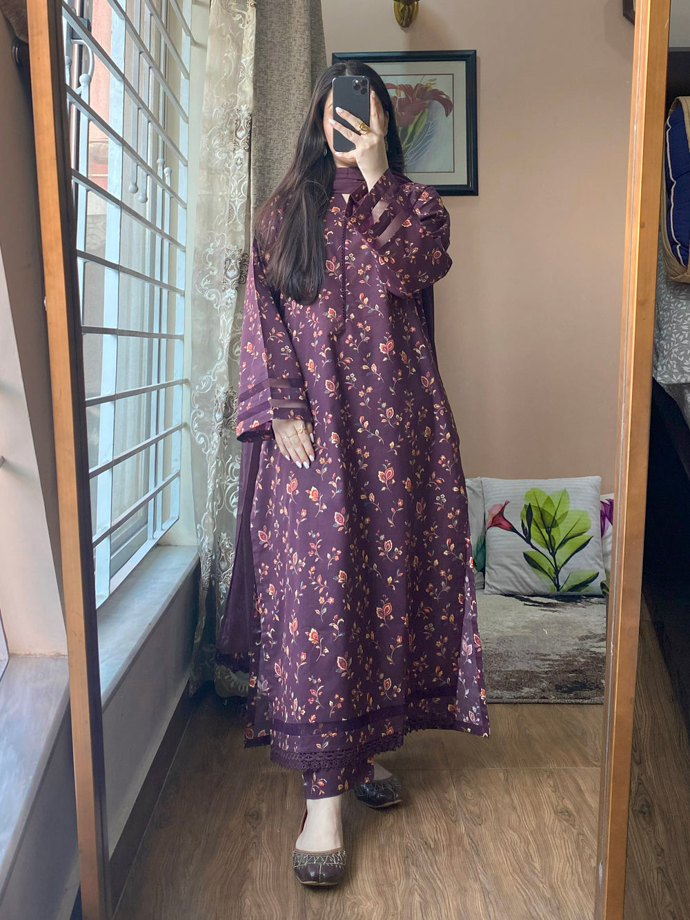 3-Piece Lawn Printed Dress