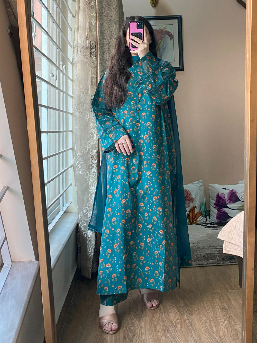 3 PIECE - UNSTITCHED LAWN PRINTED SUIT