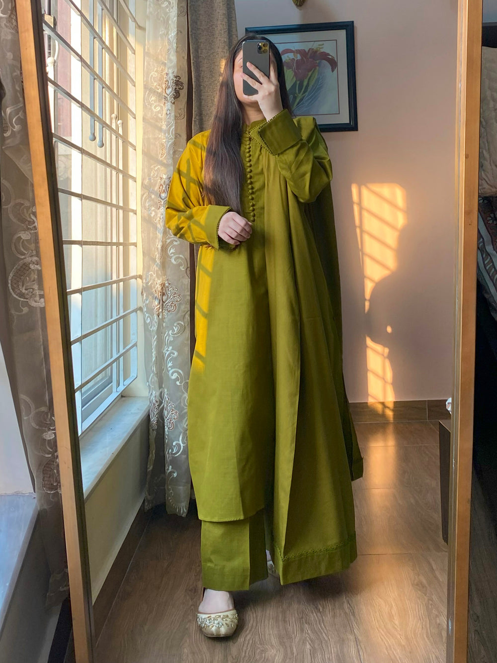 3 Piece - Slub Khaddar Dress