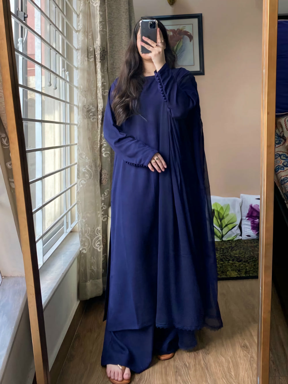 3 PIECE – Silk Karandi Dress