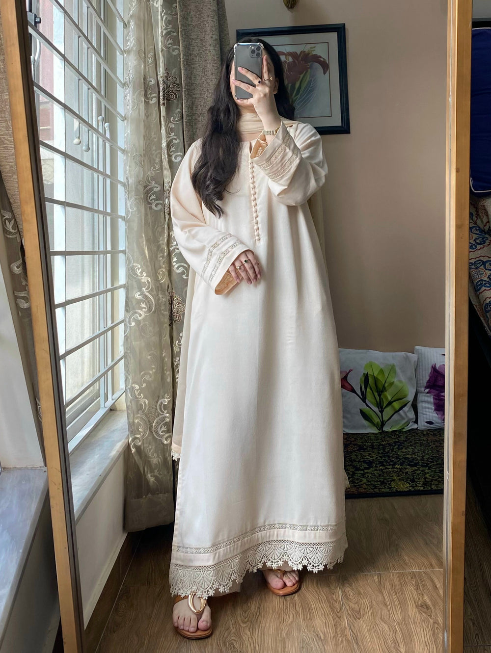 3 PIECE – Silk Karandi Dress