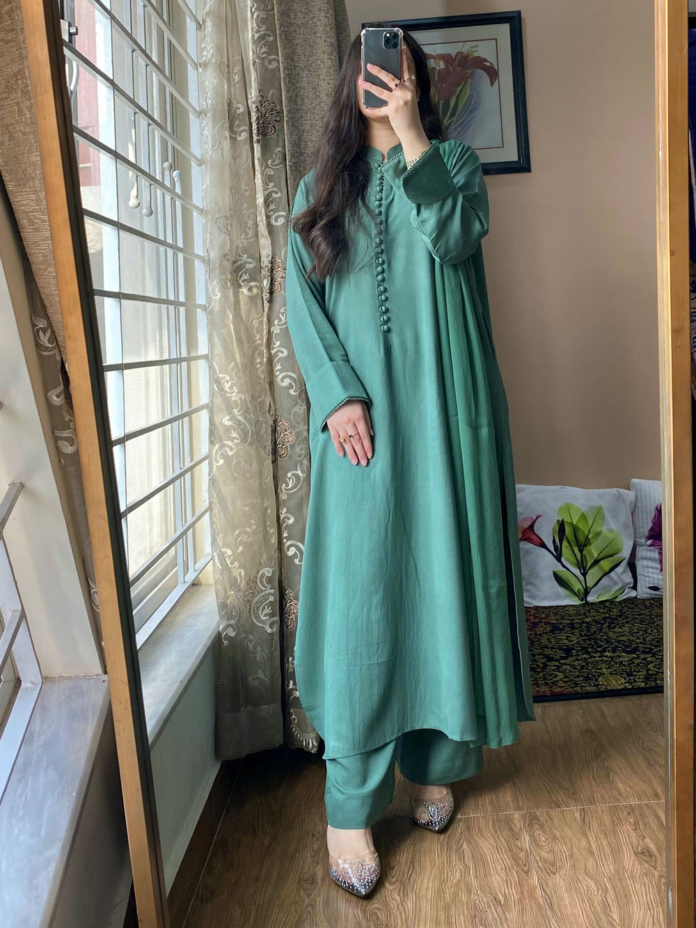 3 PIECE – Silk Karandi Dress