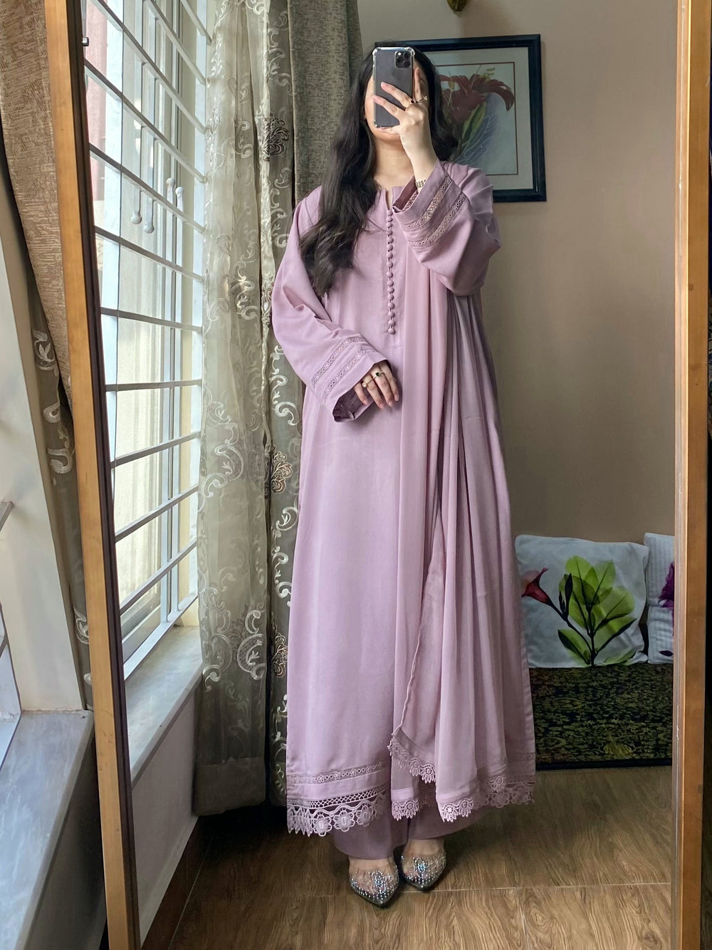 3 PIECE – Silk Karandi Dress