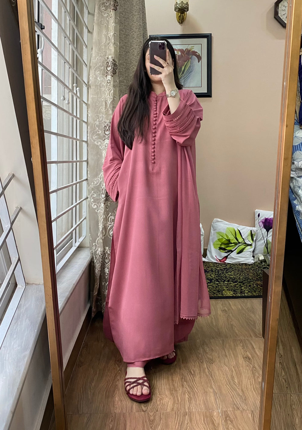 3 PIECE – Silk Karandi Dress