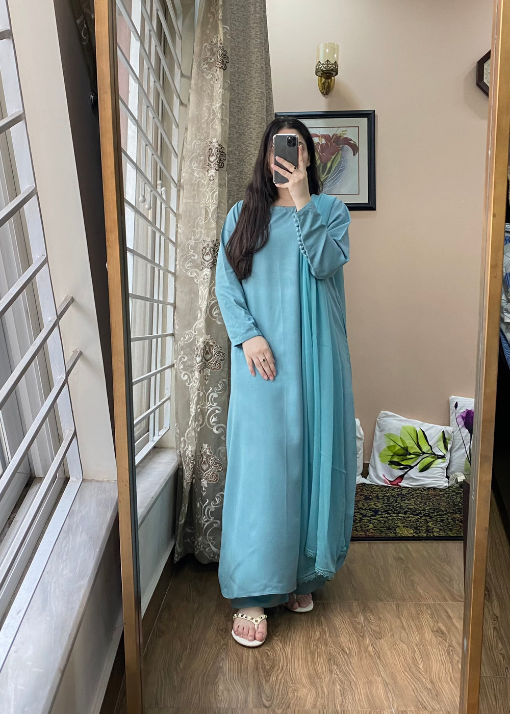3 PIECE – Silk Karandi Dress