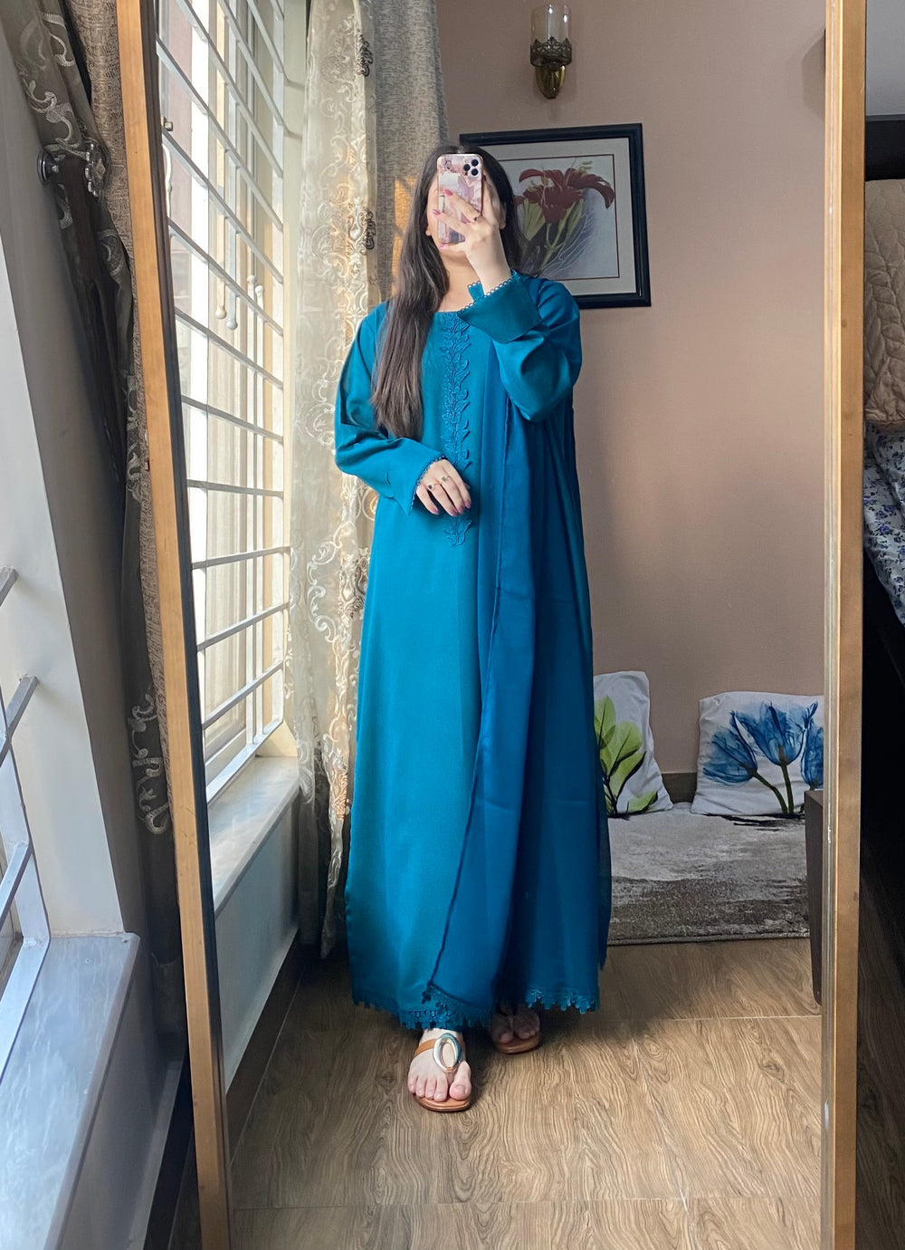3 PIECE – Silk Karandi Dress