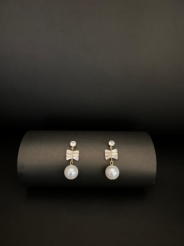 Elegant Earrings with Pearls