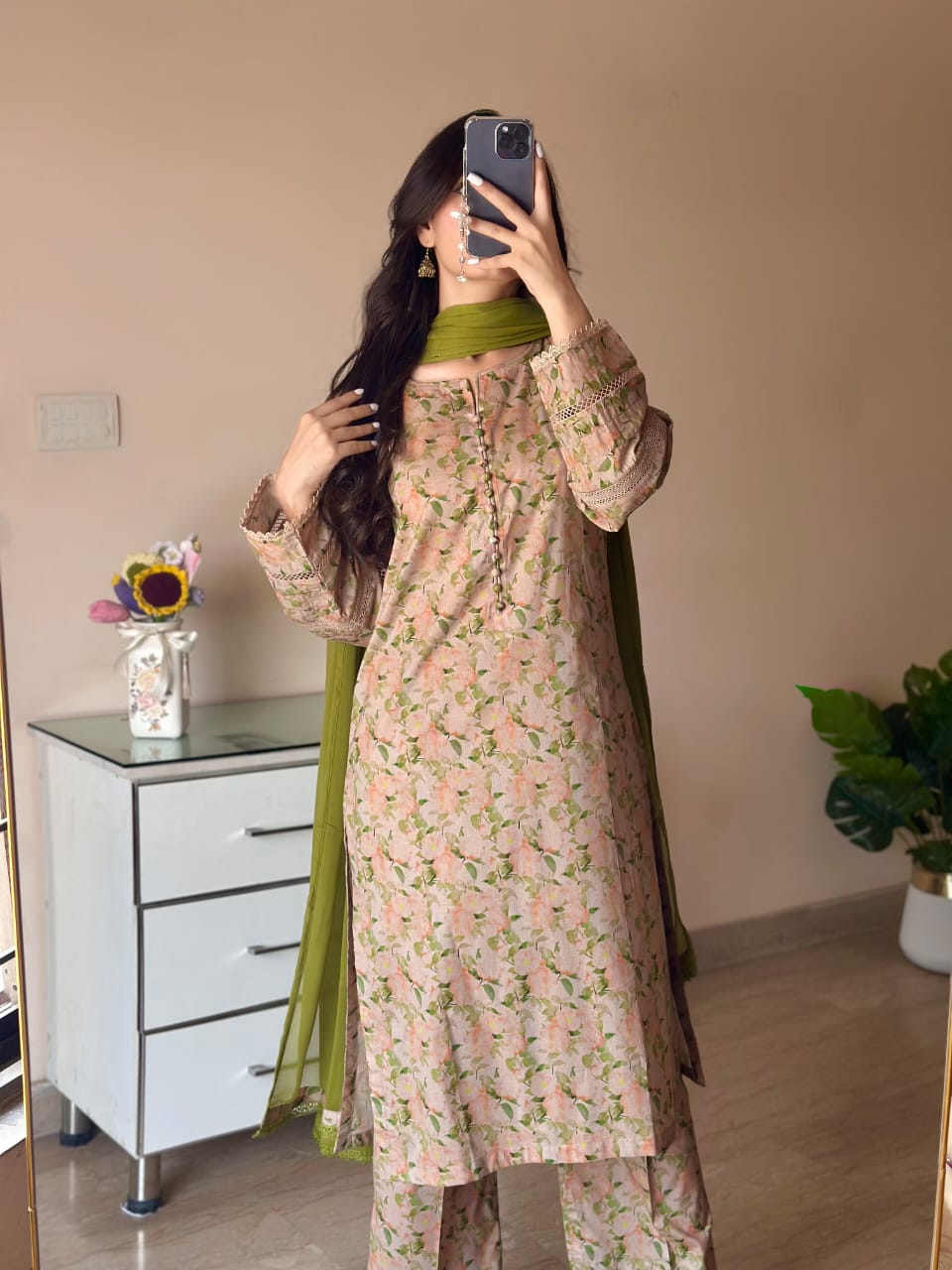 3 Piece - Lawn Printed Dress