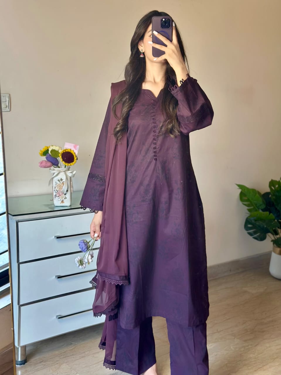 3 Piece - Lawn Printed Dress