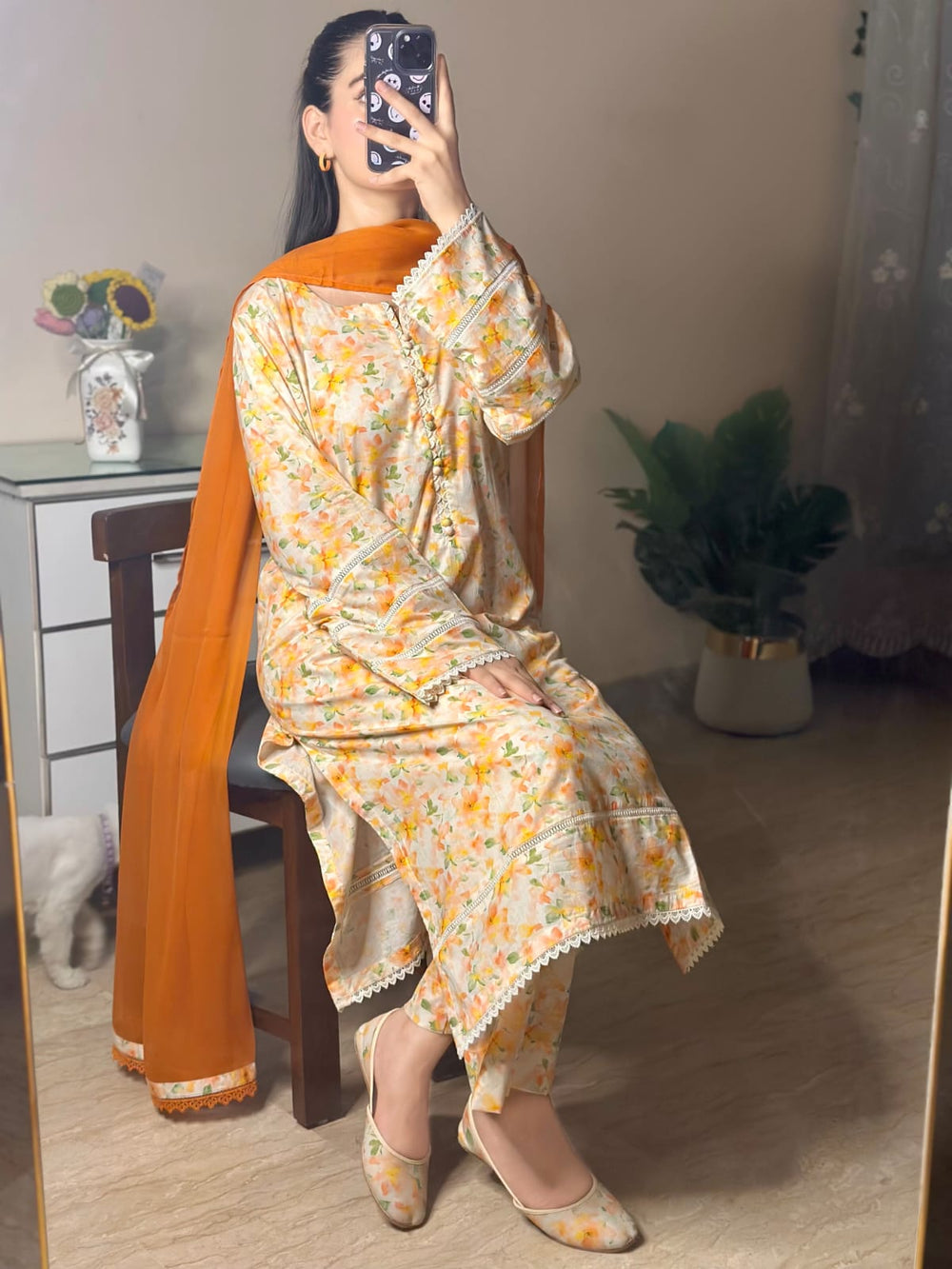 3 Piece - Lawn Printed Dress