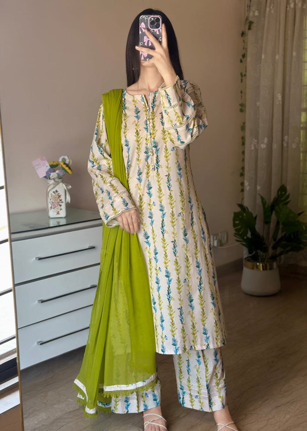 3 Piece - Lawn Printed Dress