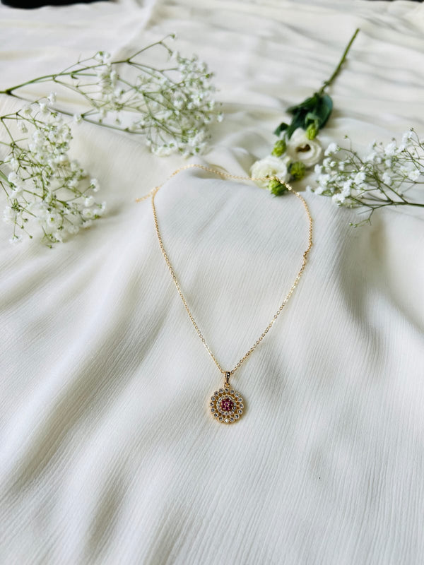 Elegant Golden Chain Pendants