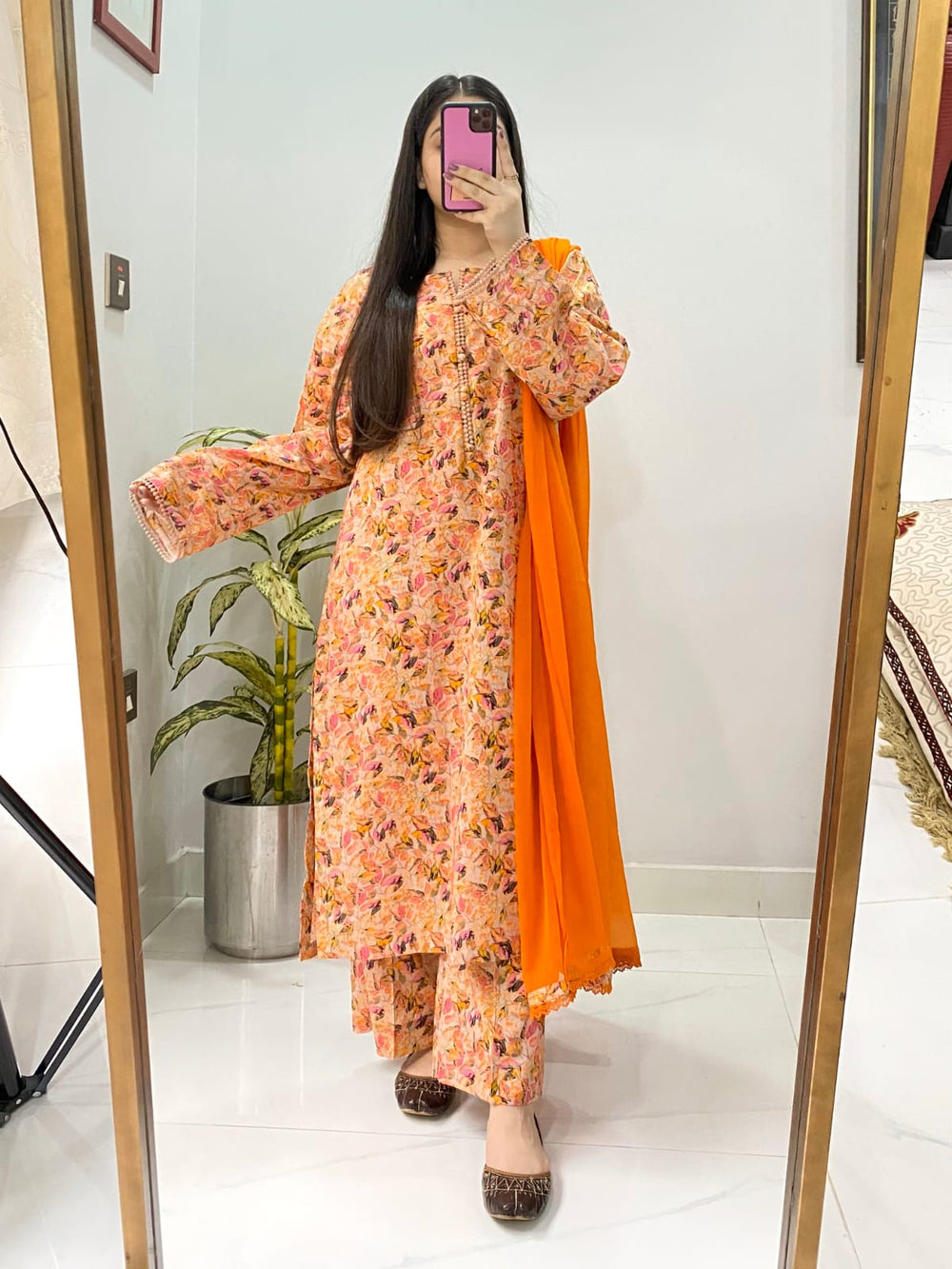 3 Piece - Lawn Printed Dress