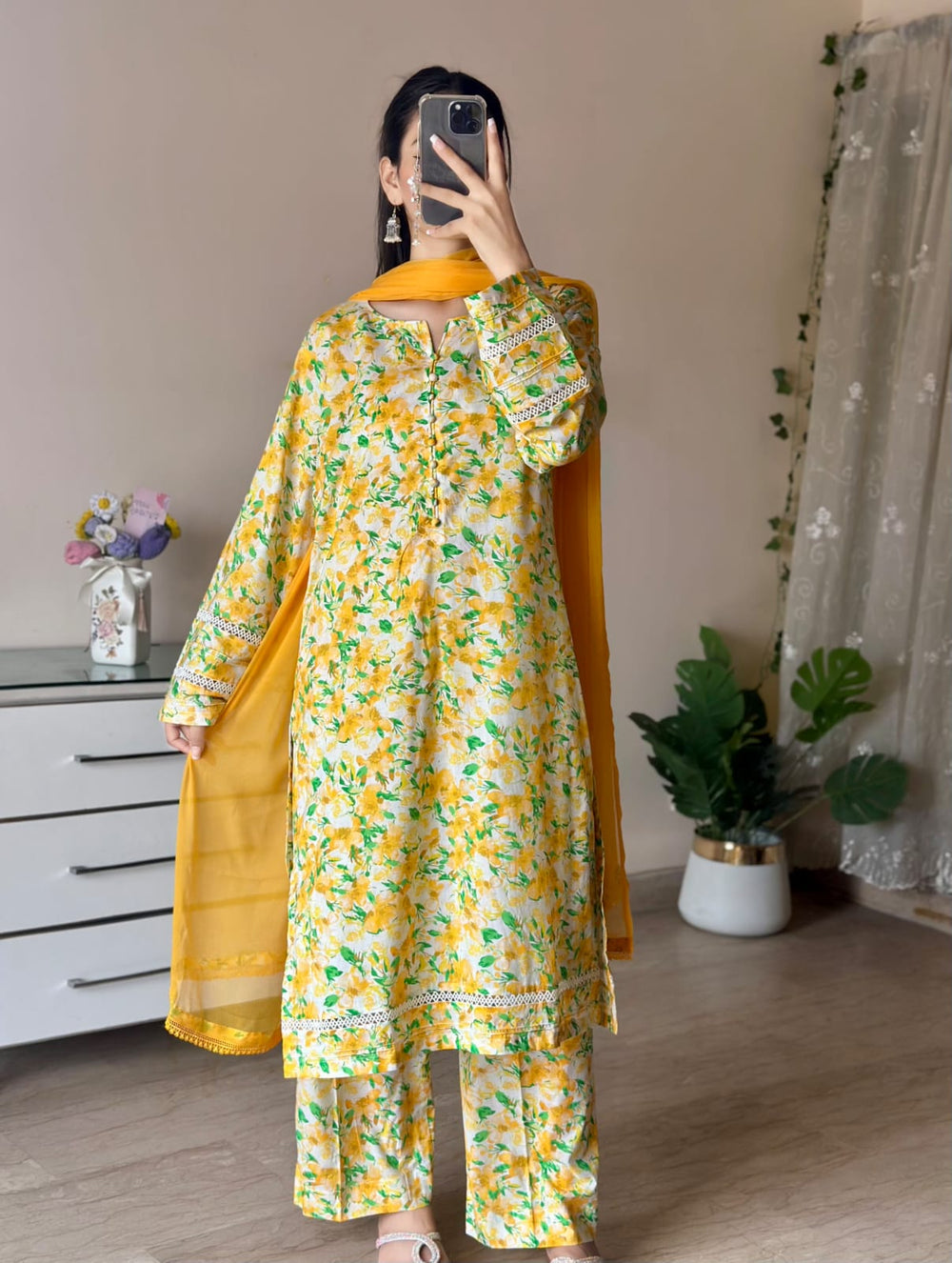 3 Piece - Lawn Printed Dress