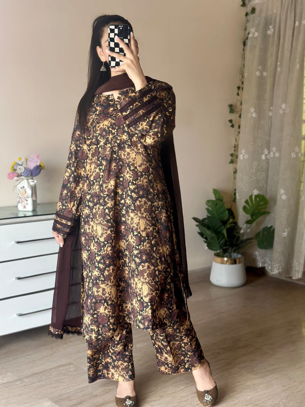 3 Piece - Lawn Printed Dress