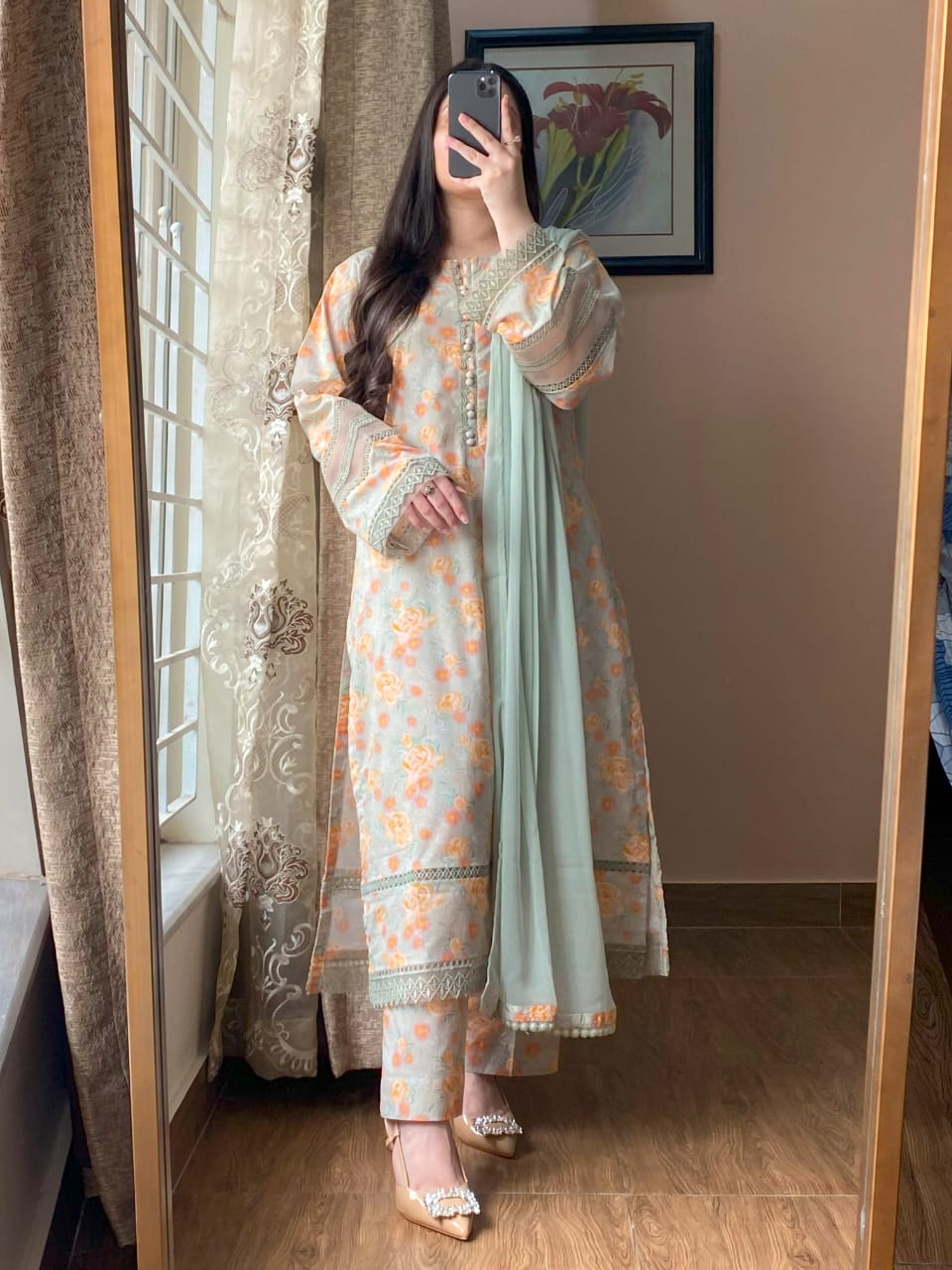 3 Piece - Lawn Printed Dress