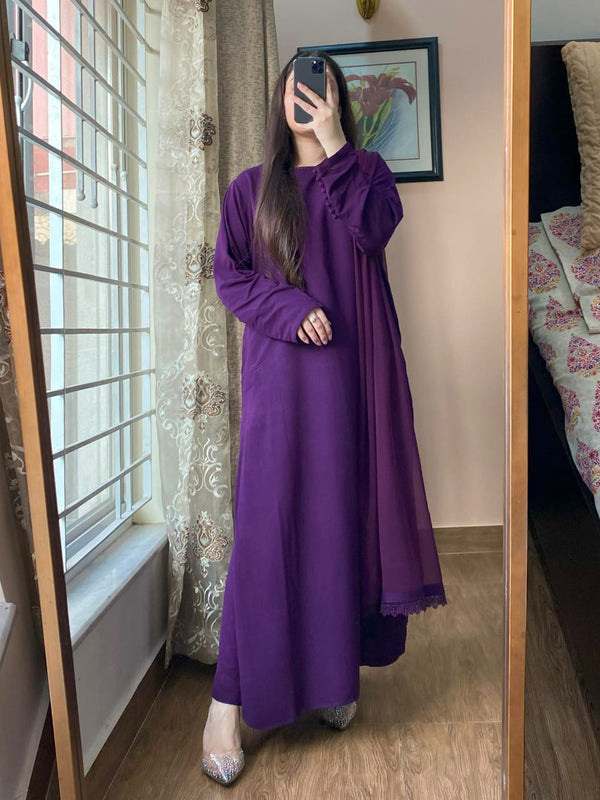 3 PIECE – Silk Karandi Dress