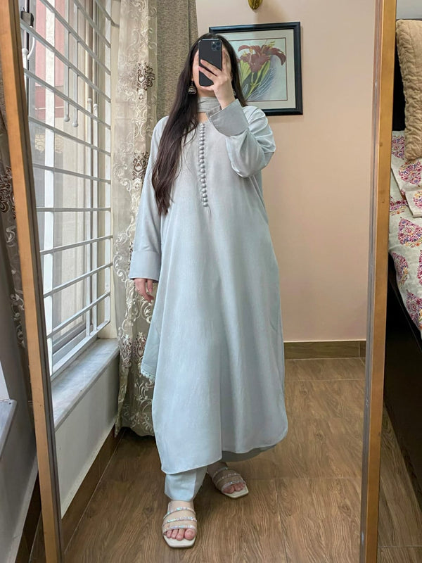 3 PIECE – Silk Karandi Dress