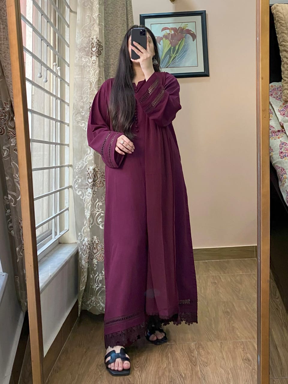 3 PIECE – Silk Karandi Dress