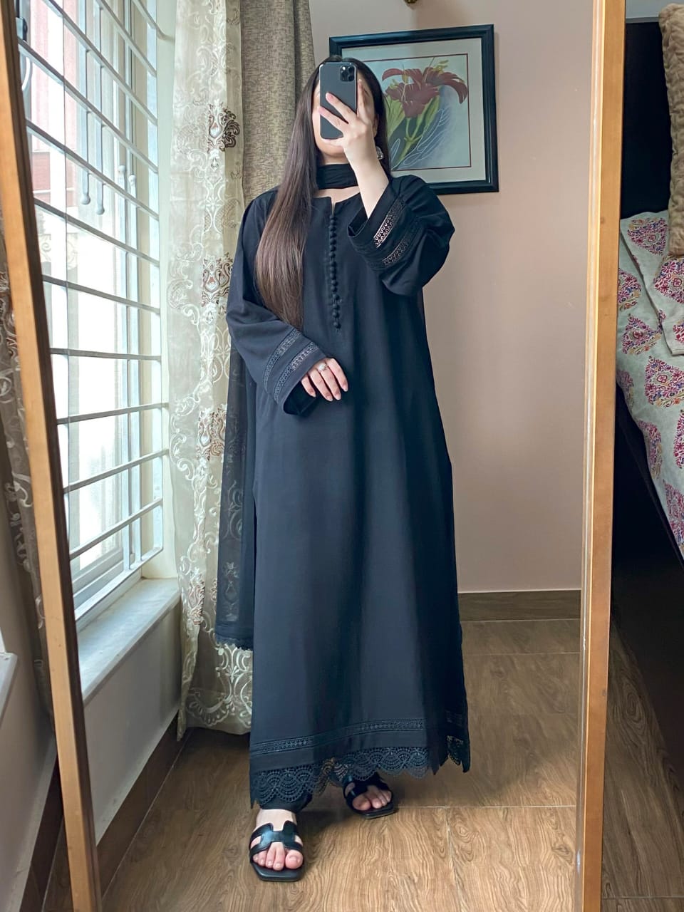 3 PIECE – Silk Karandi Dress