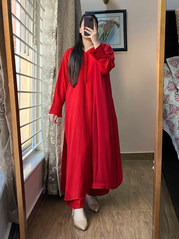 3 PIECE – Silk Karandi Dress