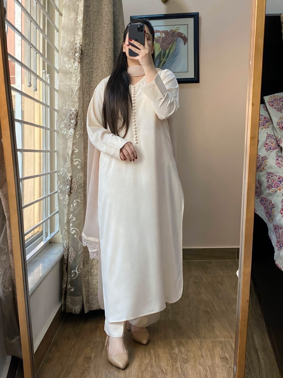 3 PIECE – Silk Karandi Dress