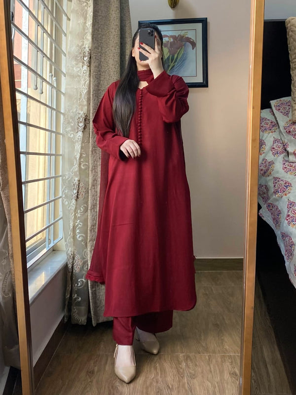 3 PIECE – Silk Karandi Dress