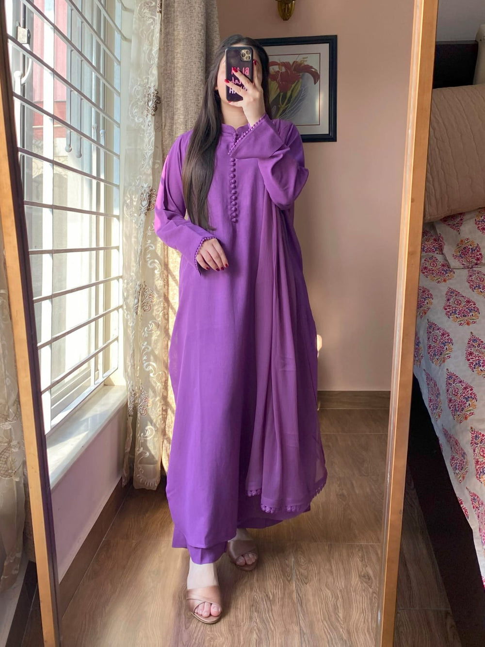 3 PIECE – Silk Karandi Dress