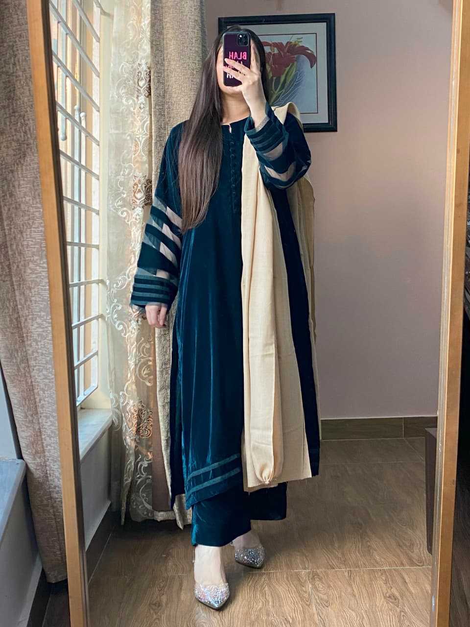 3-Piece Velvet Dress