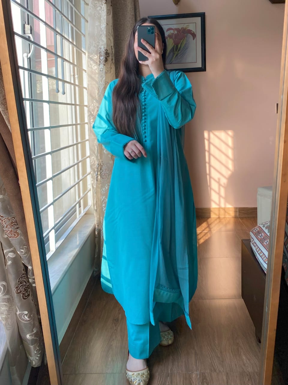 3 Piece - Slub Khaddar Dress