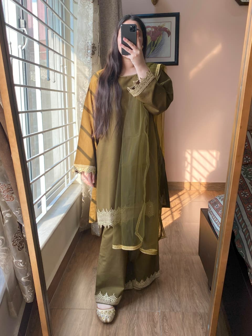 3 Piece - Slub Khaddar Dress