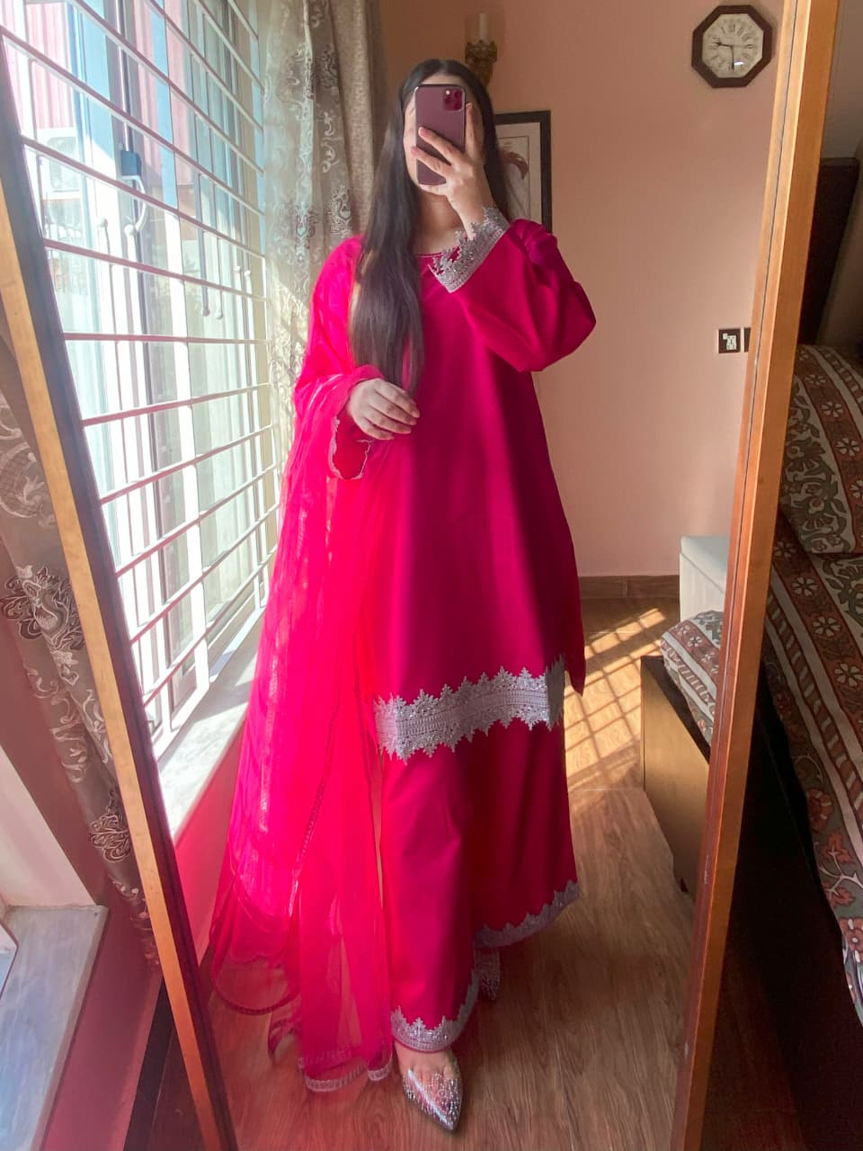 3 Piece - Slub Khaddar Dress