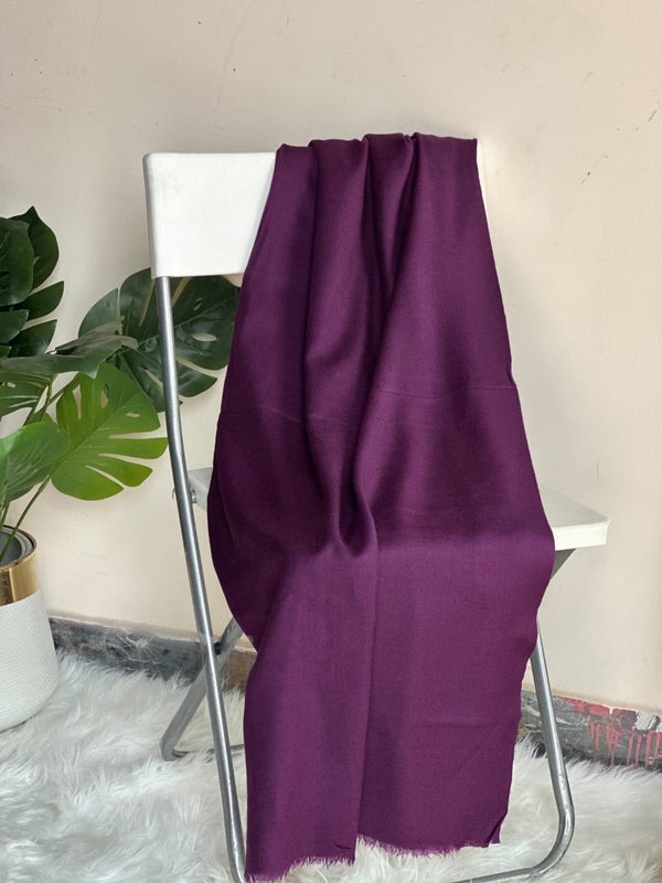 Dark Purple Acrylic Wool Shawls