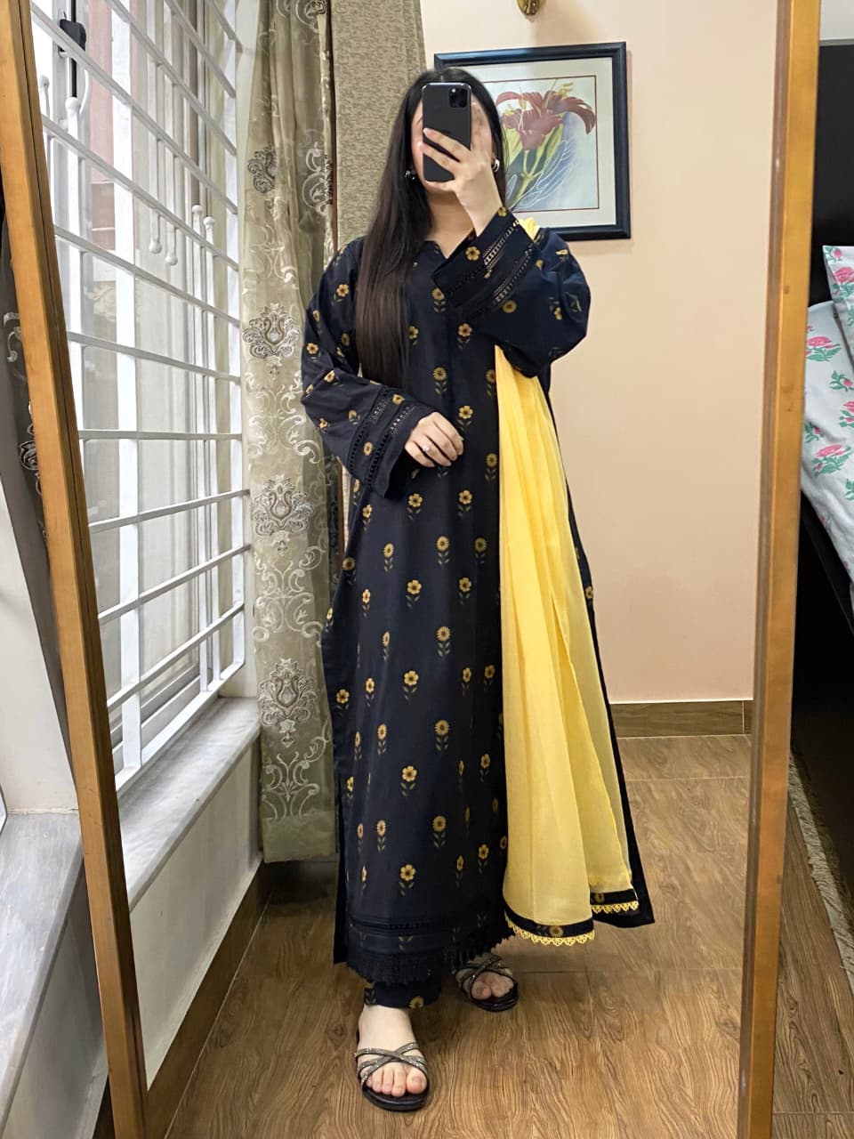 Lawn Cambric Printed Dress