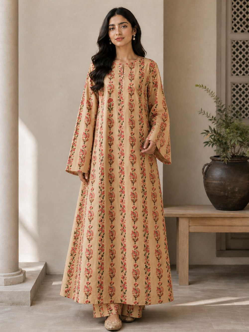 2 PIECE - UNSTITCHED LAWN PRINTED SUIT