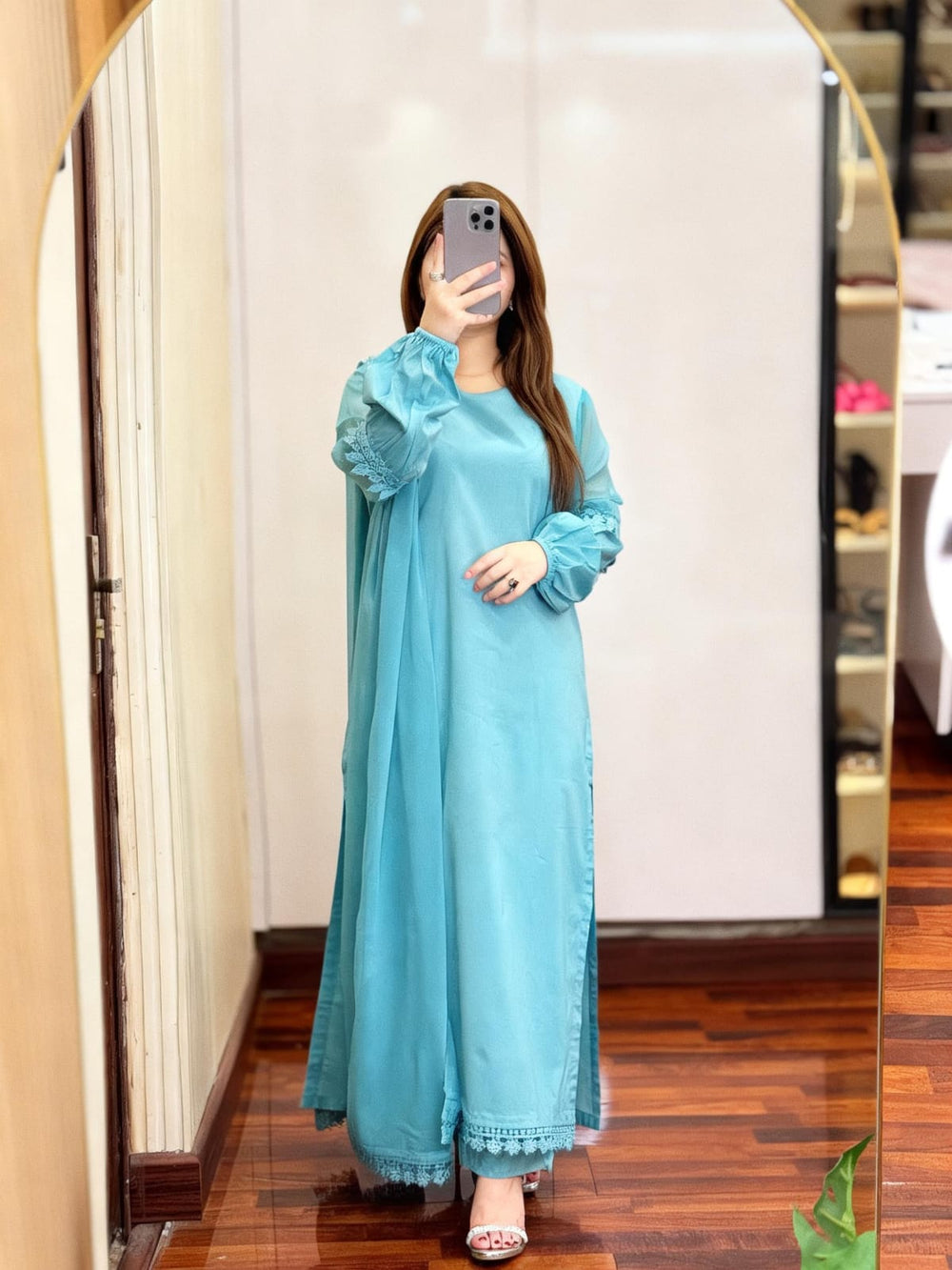 3 Piece - Lawn Dress with Trouser