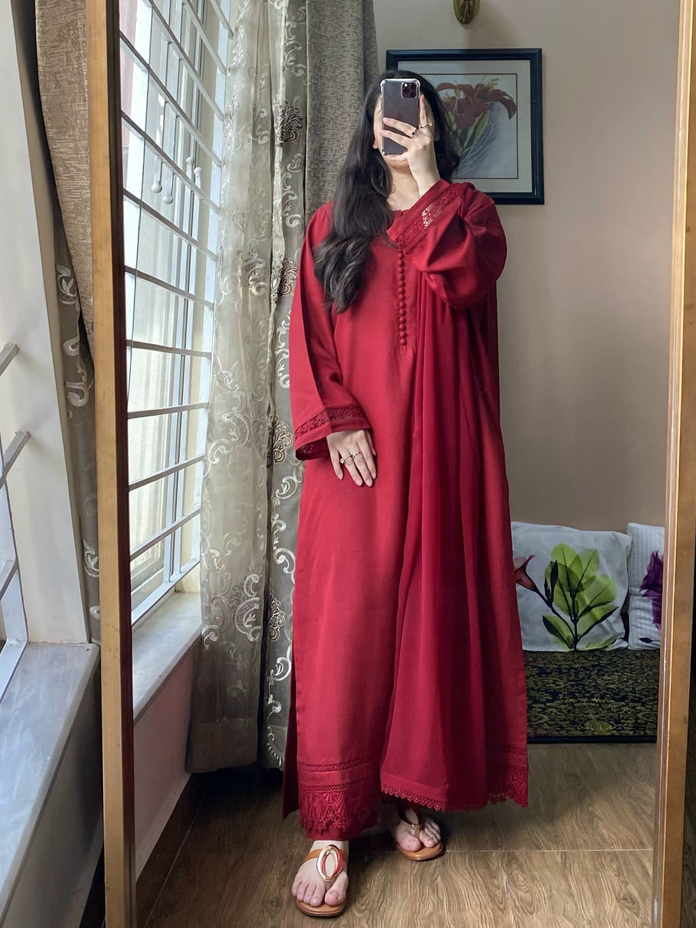 3 PIECE – Silk Karandi Dress